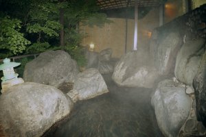 The second outdoor onsen&nbsp;allows more privacy