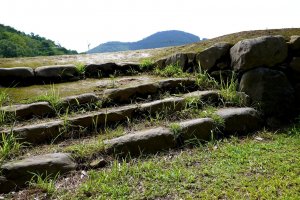 Ruins of Shingen Takeda's fortified residence near Takeda Shrine