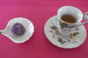 Sweet potato and herb tea