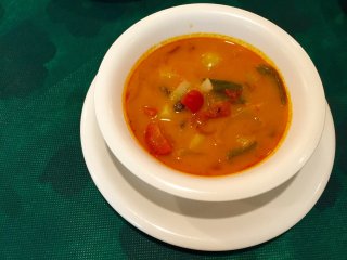 Goulash soup or Gulyas leves