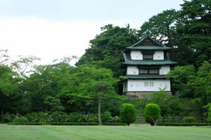 Tatsumi Turret in Hirosaki Castle Park area.