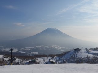 Mt Yotei is the beautiful backdrop of Niseko