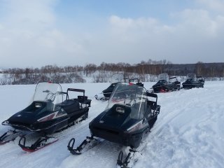 Snowmobiling with White Isles Snowmobiles