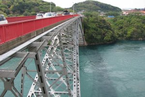 Saikai Bridge and waters of Hario Straits