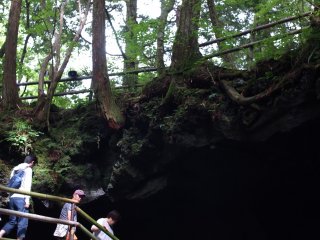 Entrance to Narusawa Cave