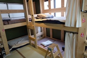 Bunk bed in tatami room 