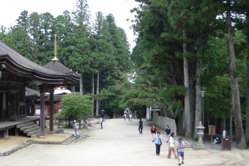 Near Konpon Daito temple in Koyasan\'s centre