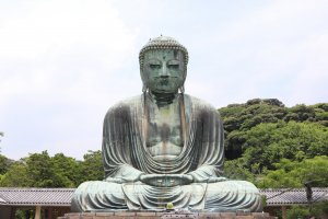 The Great Buddha of Kamakura is one of the most famous sights in Kamakura
