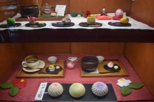 Just a sampling of the wagashi on offer