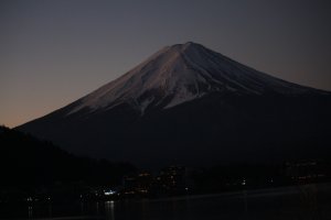 Mt. Fuji  picture before sunrise