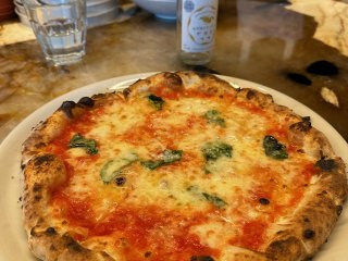 Margherita pizza is simple yet excellent