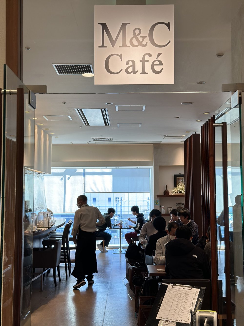 M&C Cafe is in the Maruzen bookstore in Marunouchi