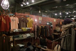 Clothes shopping in the Red Brick Warehouse