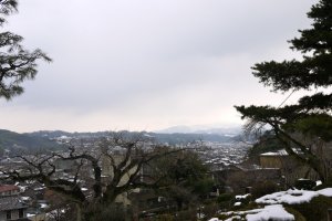 View of Kanazawa City from Kenrokuen