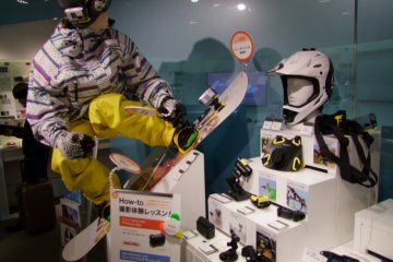 <p>สำหรับคนที่อยากติดกล้องไว้บนหมวก snowboard</p>