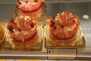<p>The pastries are pieces of art</p>