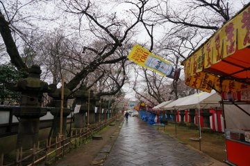 <p>Of course there are also food stalls at Ueno Park</p>