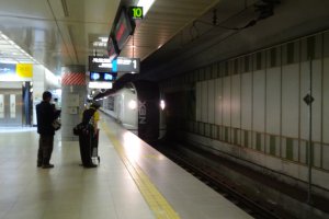 Kereta N'EX dari Narita ke Tokyo