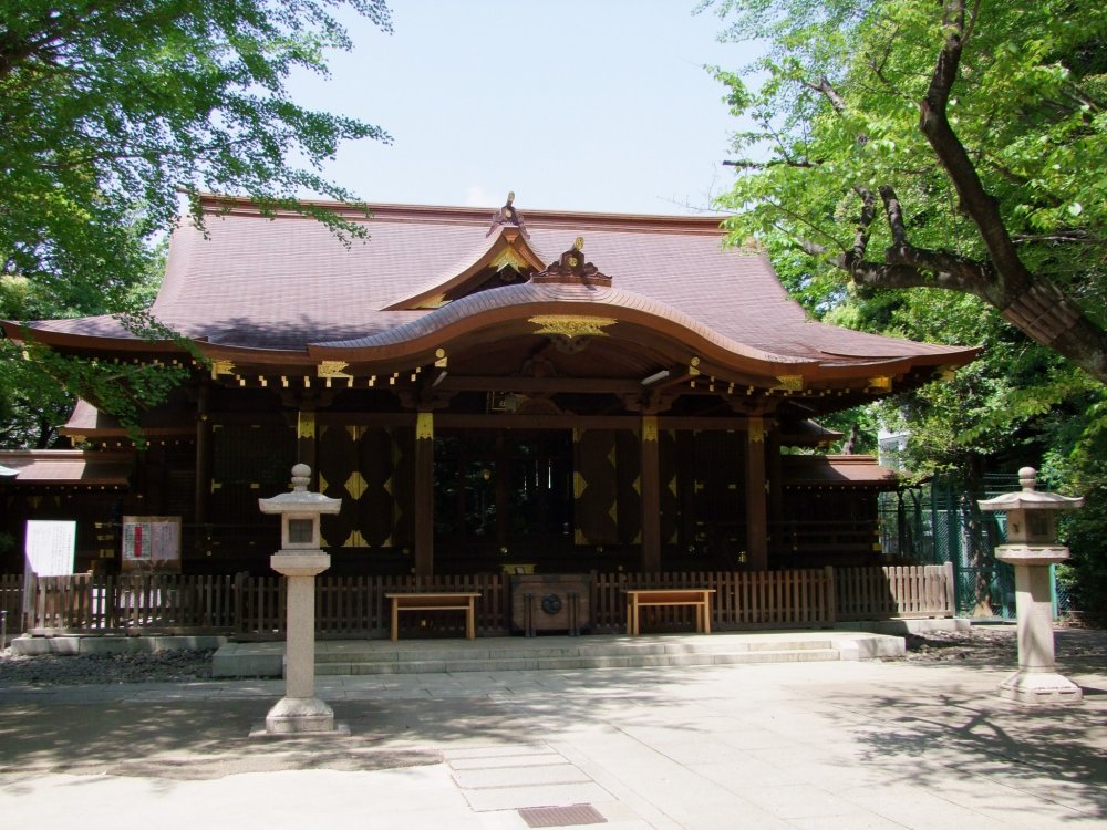 The main hall of the shrine