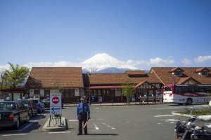Mount Fuji from Kawaguchiko Station