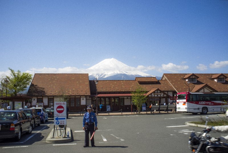 Mount Fuji from Kawaguchiko Station