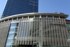 The modern architecture of Grand Front Osaka