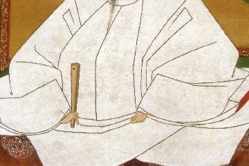 <p>Portrait of Toyotomi Hideyoshi by Kano Mitsunobu, the famous Japanese painter</p>