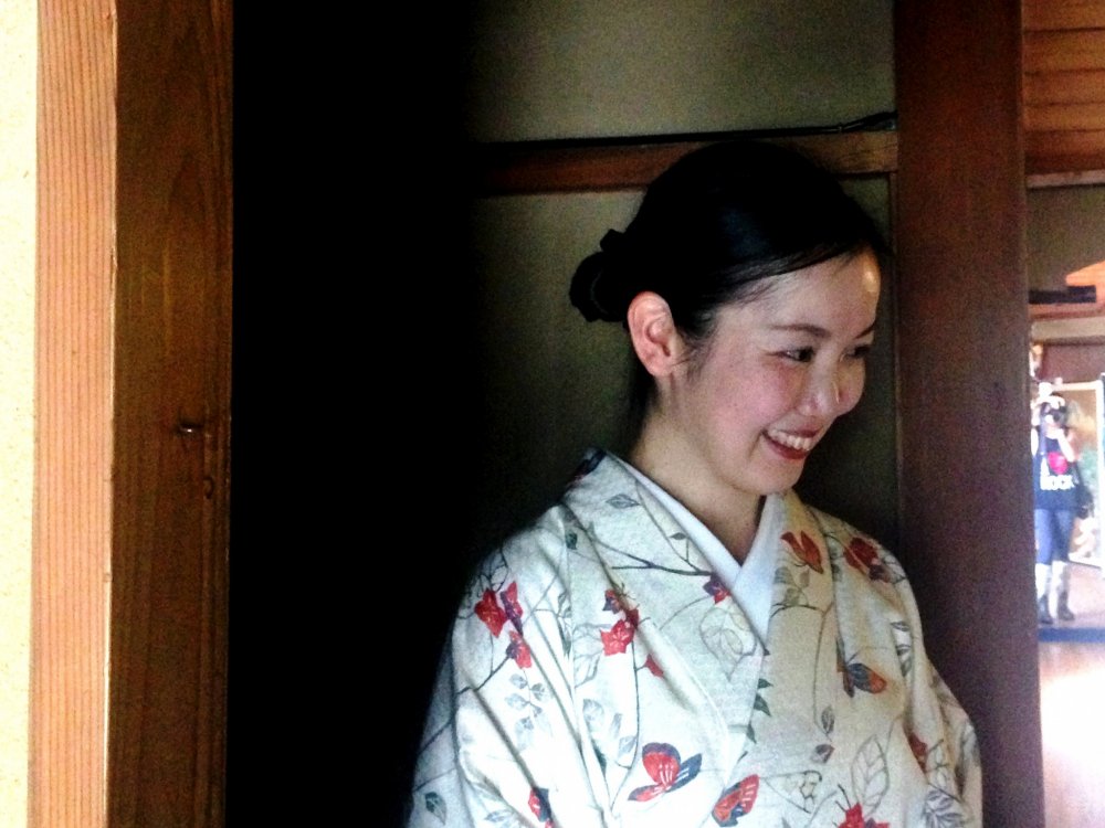Atsuko taking us on a journey to the heart of Japanese culture at her tea house