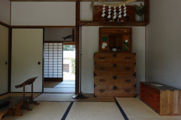 <p>Inside the samurai residence</p>