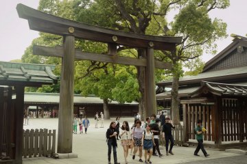<p>A heavy, wooden door leading to the shrine.</p>