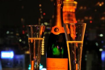 Champagne and Tokyo Tower