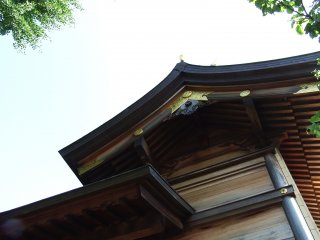 本堂の美しい屋根