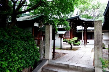 <p>When you enter Hōkoku Shrine in Osaka Castle Park, you&#39;ll find small shrines on the grounds</p>