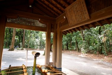 <p>At every entrance to the shrine are ritual cleaning fountains, at which worshippers rinse their hands and mouths</p>