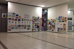 The exhibition site in&nbsp;Sendai&nbsp;Airport