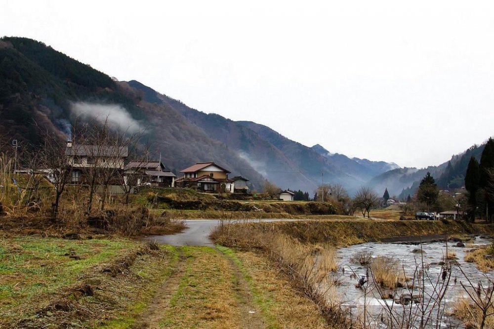 The farm is by the Yoshida River