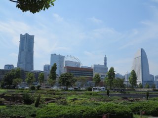 横滨cosmo world乐园和landmark 大厦