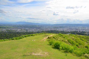 <p>Mount Wakakusa&nbsp;lookout point at mid-hill.</p>