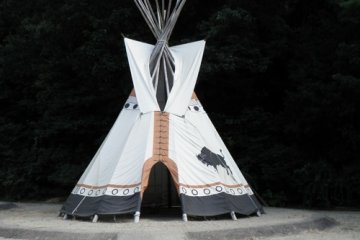 Real homes, real items. Little World's Indian Teepee