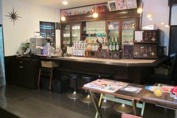 <p>The cafe itself is stylish with subtle Sailor Moon decorations</p>