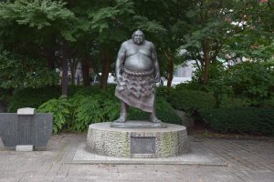 Statue of Tanikaze Kajinosuke in Kotodai Park. Tanikaze was born in Sendai during the Edo Period and is known as one of the strongest Yokozuna&nbsp;in Japan&#39;s sumo history.
