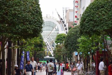 <p>Ichibancho shopping street&nbsp;</p>