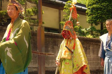 <p>Some processioners&nbsp;don masks representing Shinto spirits common in the regional history of Nikko.</p>