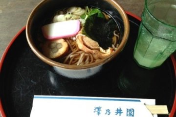 <p>I was impressed by this soba&nbsp;noodle dish, which is very popular in this area.</p>