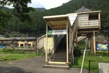 <p>This small JR Station welcomes you anytime: Sawai Station.</p>