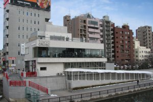The water taxi station in Asakusa.