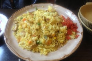 Spicy Mexican rice pilaf