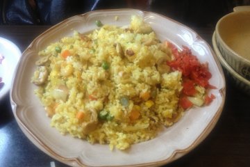 <p>Spicy Mexican rice pilaf</p>