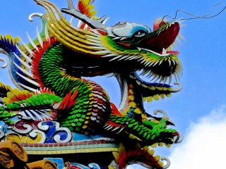 Dragons bring luck and protection in Chinese religious mythology