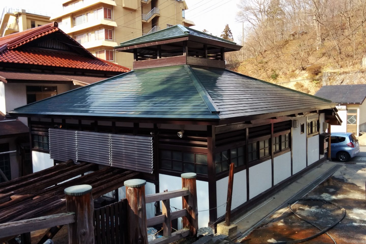 The Taki no Yu bath house 